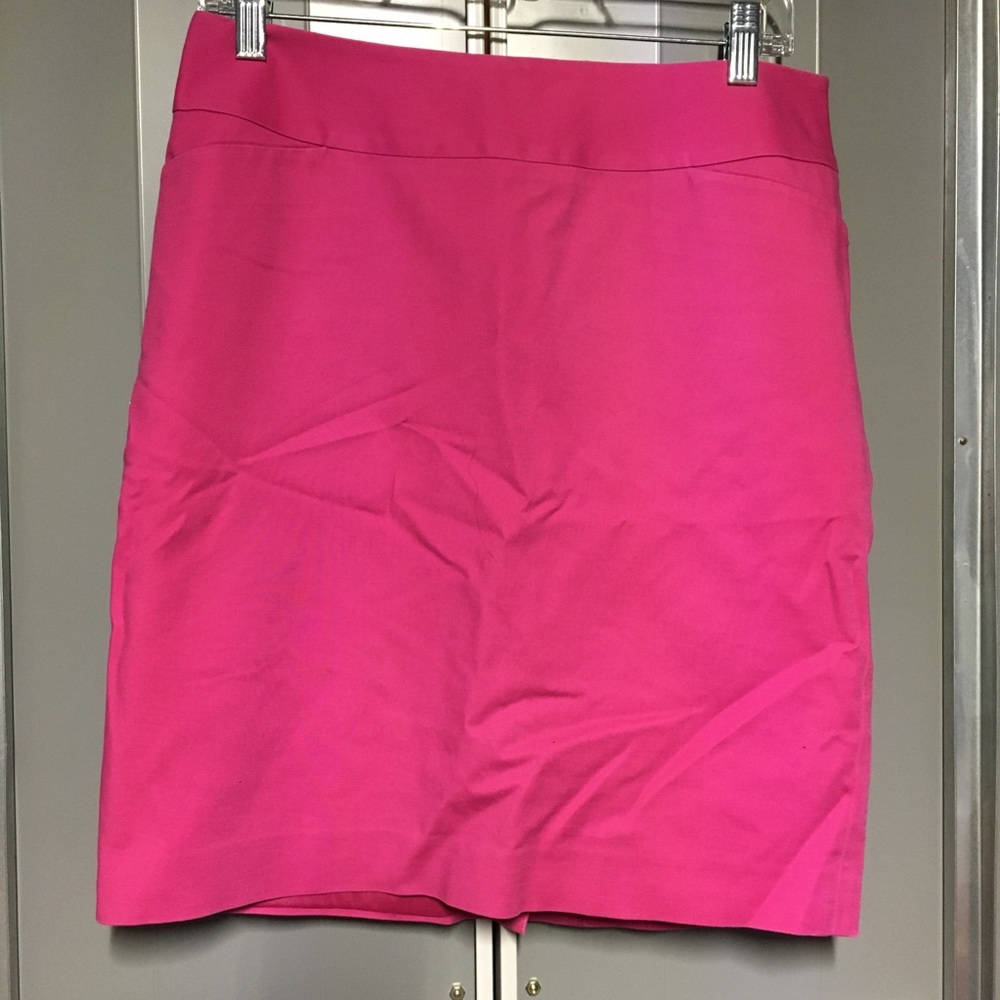 HALOGEN Petite Hot Pink Lined Pencil Skirt, 10 Petite